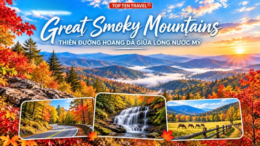 Great Smoky Mountains – Thiên Đường Hoang Dã Giữa Lòng nước Mỹ