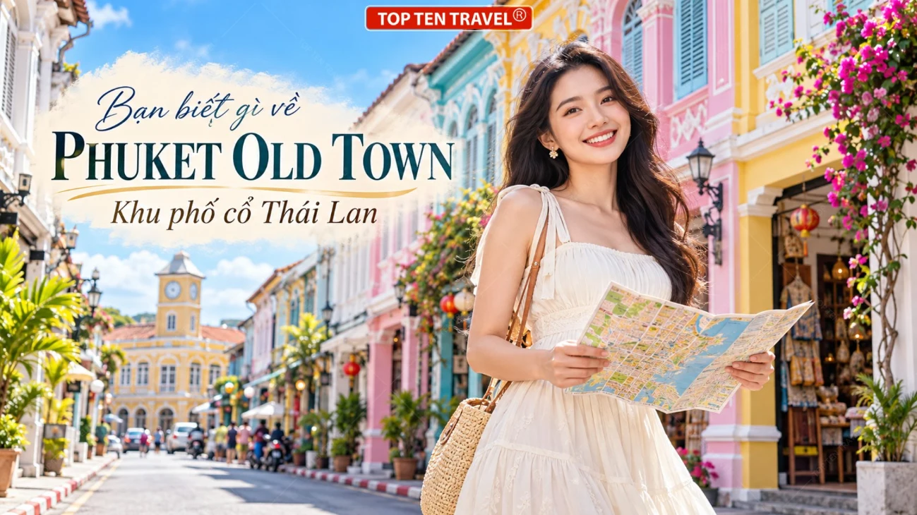 Bạn biết gì về khu phố cổ Phuket Old Town Thái Lan?
