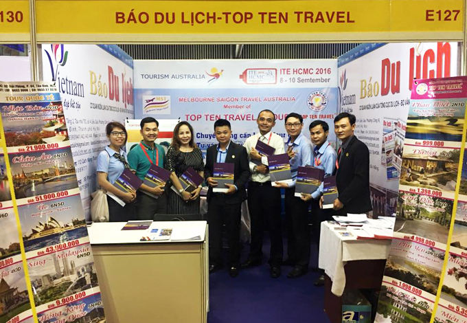Top Ten Travel tại hội chợ ITE - Hàng ngàn lượt khách ghé thăm