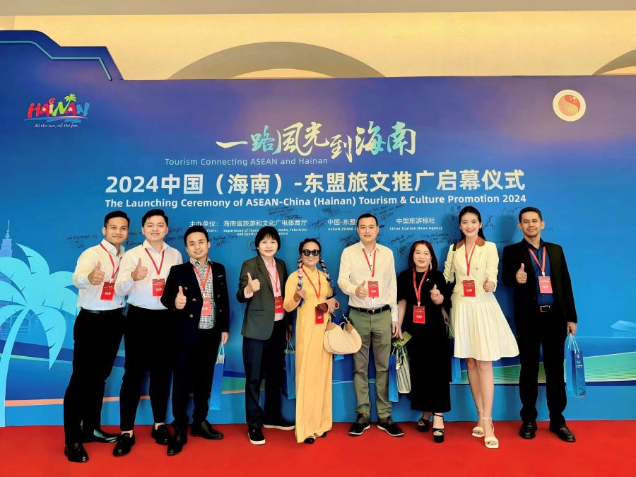 Top Ten Travel tham gia hội nghị 'Tourism Connecting ASEAN and Hainan 2024' tại Trung Quốc
