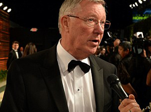 Sir Alex Ferguson vui vẻ tại lễ trao giải Oscar