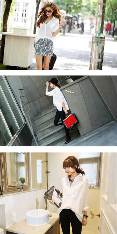 Đẹp lạ nơi công sở với sơ mi dáng rộng