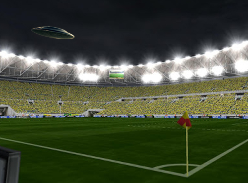 UFO xuất hiện tại sân vận động Bremen (Đức)