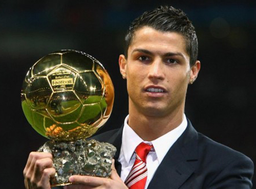 Cristiano Ronaldo giành Quả Bóng Vàng FIFA 2013