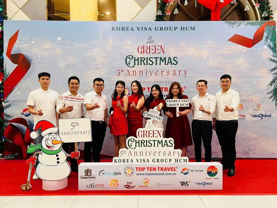 Hành trình 5 năm vàng son: Top Ten Travel x Group Korea visa HCM