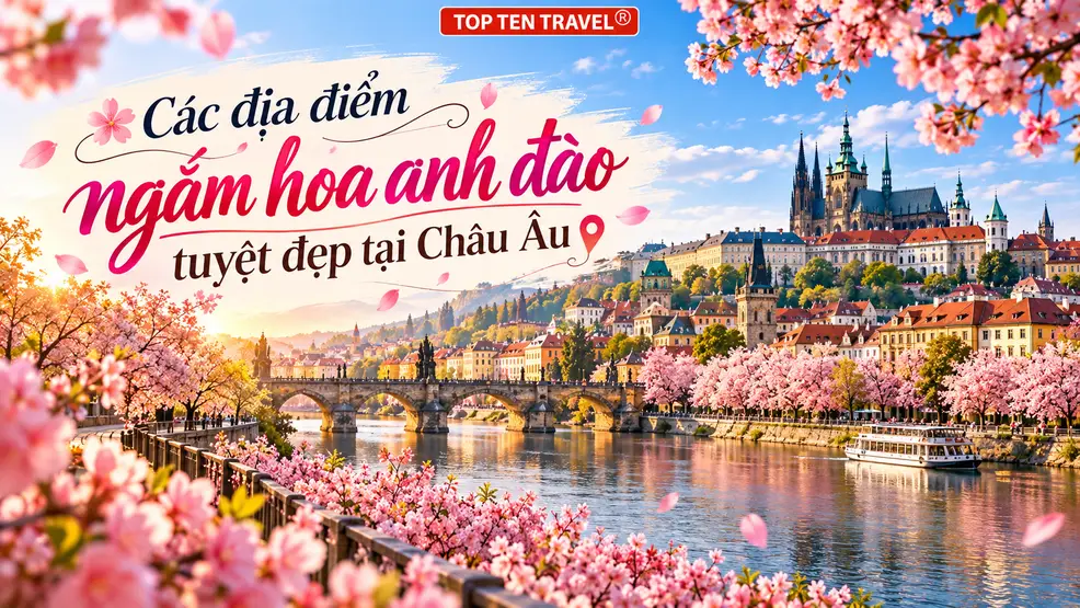 Tổng hợp các địa điểm ngắm hoa anh đào tuyệt đẹp tại Châu Âu