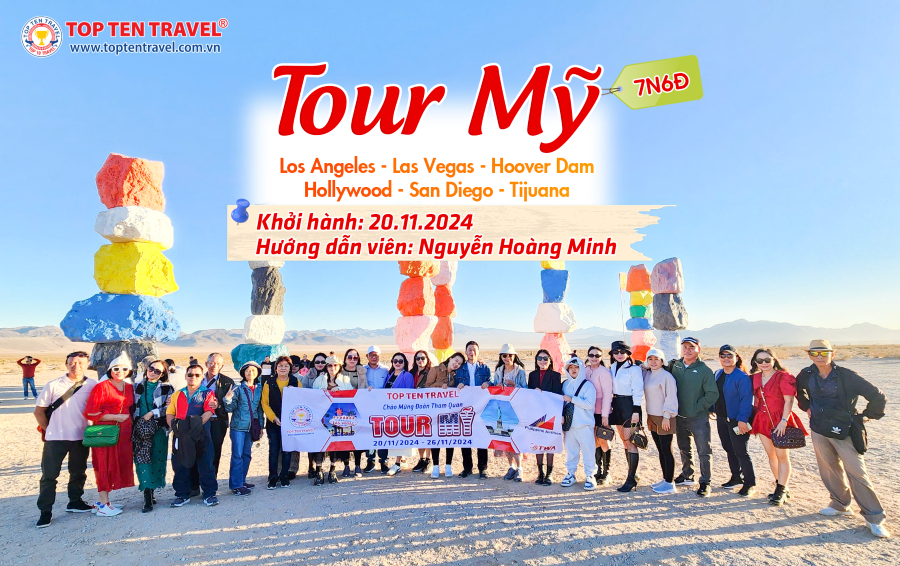 Tổng hợp hình đoàn tour du lịch khởi hành tháng 11/2024 tại Top Ten Travel
