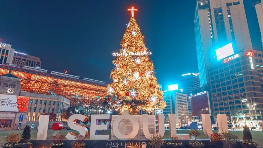 Những địa điểm đẹp nhất để đón Giáng sinh tại Seoul Hàn Quốc