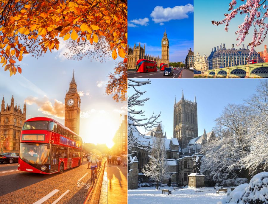Đặc điểm khí hậu nước Anh qua 4 mùa