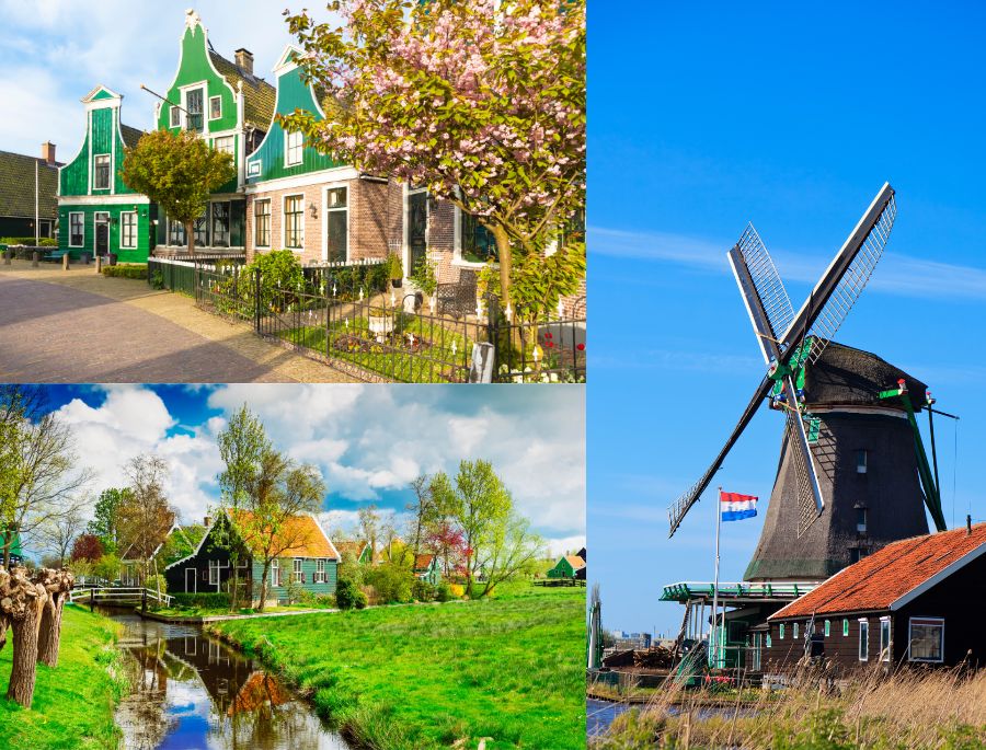 Tìm hiểu về ngôi làng Làng Zaanse Schans nổi tiếng tại Hà Lan