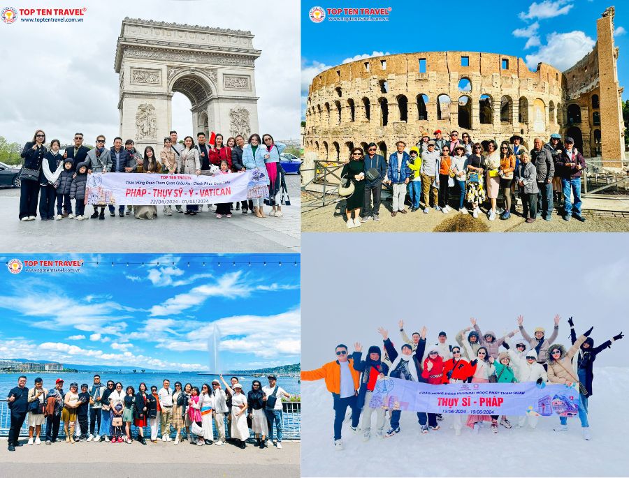 Top 7 địa điểm du lịch hấp dẫn trong hành trình tour châu âu 3 nước