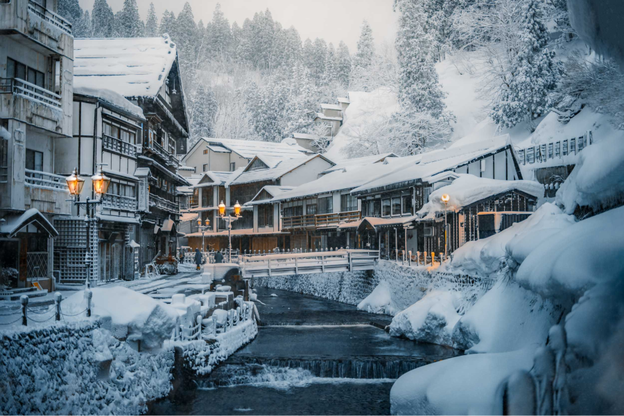 Check-in những địa điểm đón tuyết đầu mùa trắng xóa tại Nhật Bản