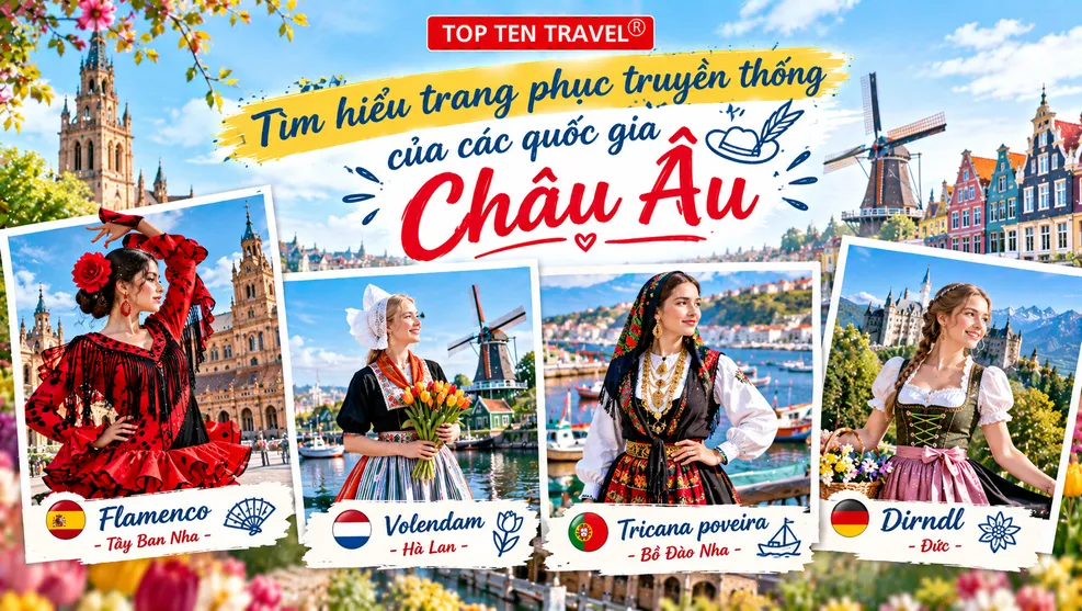 Tìm hiểu trang phục truyền thống của các quốc gia Châu Âu