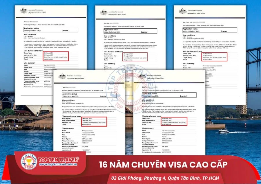 Thông tin về visa du lịch Úc cập nhật mới nhất