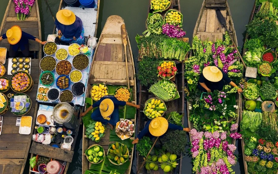 Điểm danh những khu chợ nổi tại Thái Lan mà bạn không thể bỏ lỡ