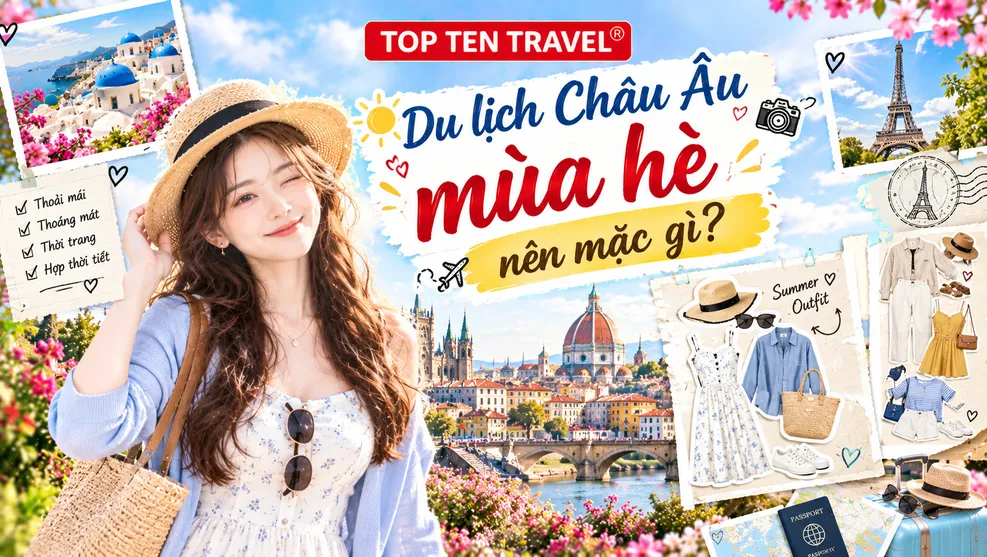 Du lịch Châu Âu mùa hè nên mặc gì?