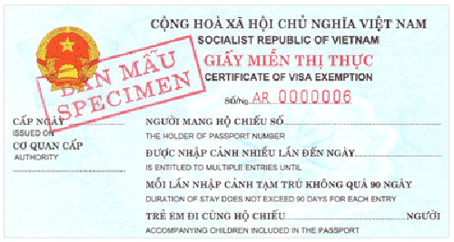 Miễn Visa phải có thời hạn
