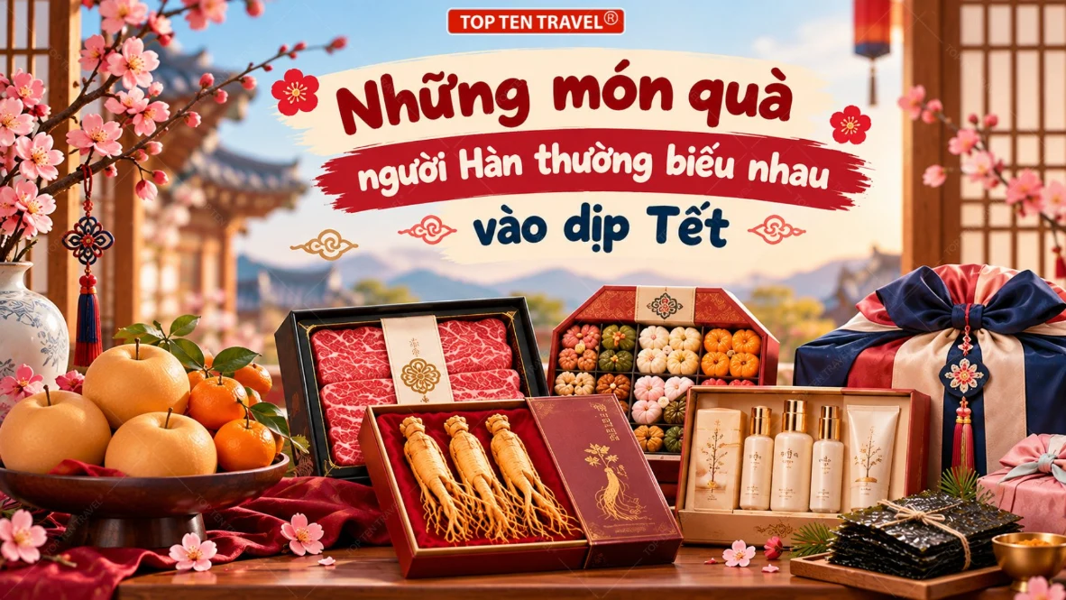 Top 9 món quà người Hàn thường biếu nhau vào dịp Tết