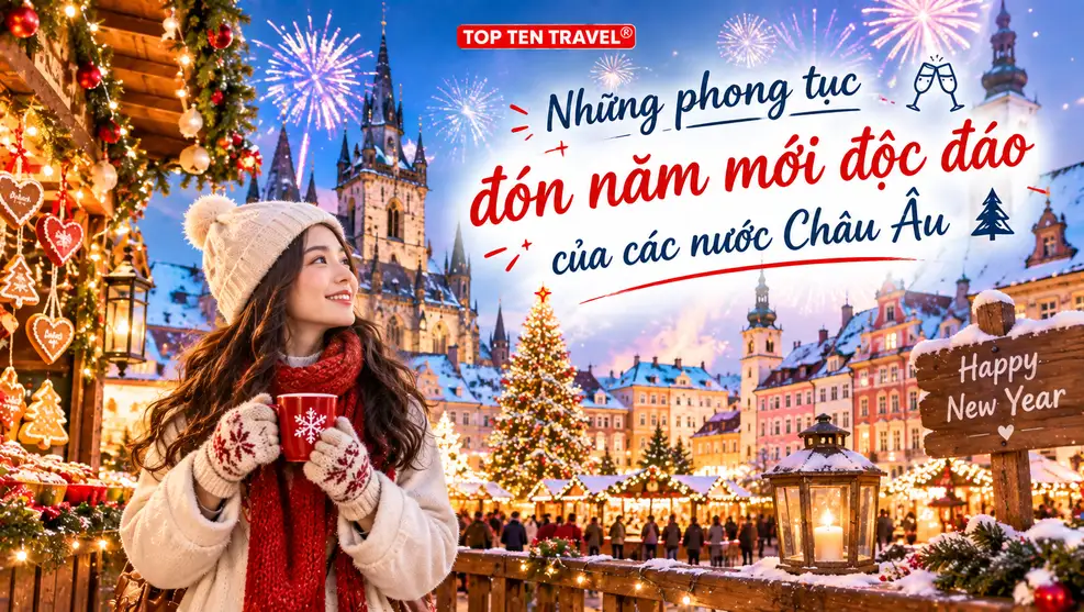 Những phong tục đón năm mới độc đáo của các nước Châu Âu
