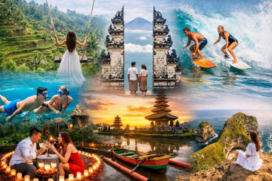 Các hoạt động hấp dẫn tại Bali