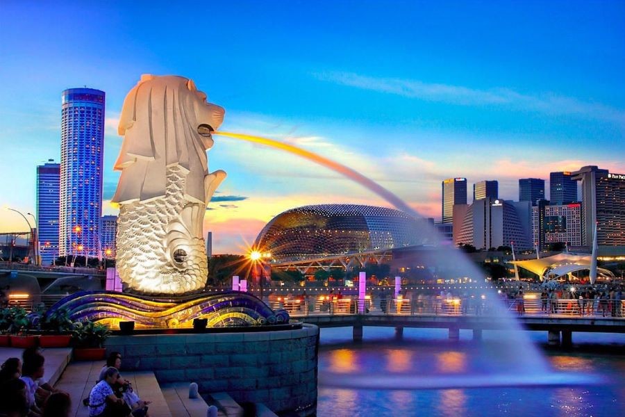 Những điều thú vị tại Công viên Sư tử biển - Merlion Park