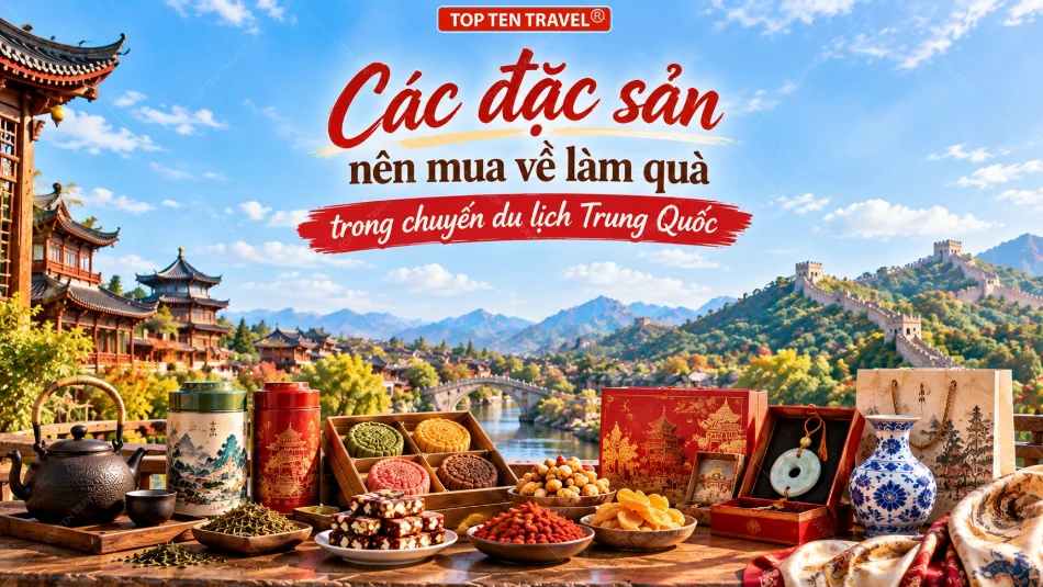 Các đặc sản nên mua về làm quà trong chuyến du lịch Trung Quốc