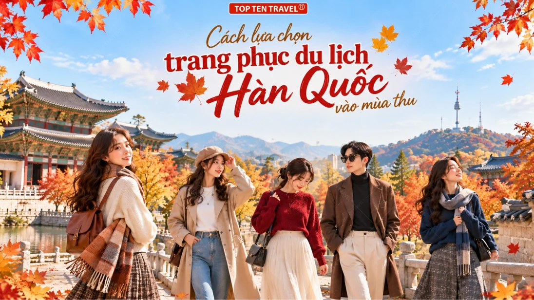 Cách lựa chọn trang phục du lịch Hàn Quốc vào mùa thu