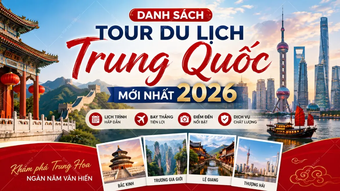 Danh sách tour du lịch Trung Quốc mới nhất 2026