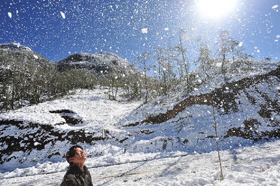 Sa Pa được mệnh danh là xứ sở thần tiên vào mùa đông của Việt Nam