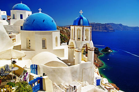 Chạm đến thiên đường Santorini