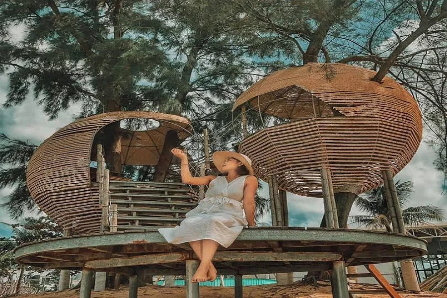 Ngôi nhà treo lơ lửng trên cây ở Phú Quốc khiến du khách phát cuồng
