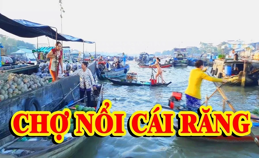 Chợ nổi Cái Răng và những điểm đến miền Tây mùa nước nổi