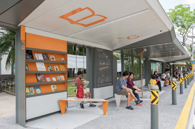 Trạm chờ xe buýt biến sự chờ đợi thành niềm vui ở Singapore