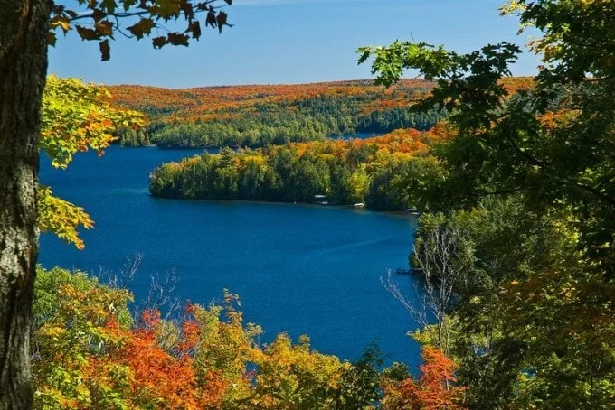 Rụng rời trước vẻ đẹp mùa thu ở công viên Algonquin Canada