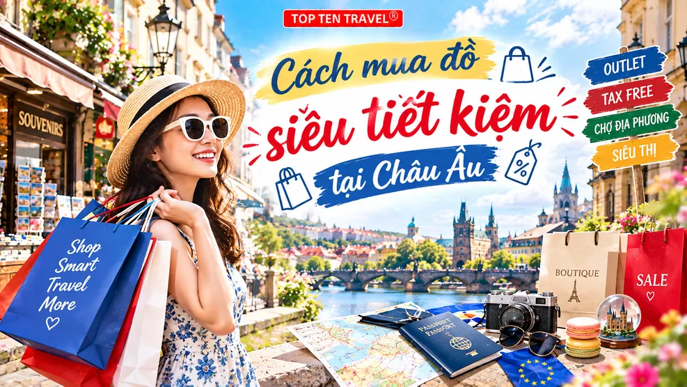 Cách mua đồ siêu tiết kiệm tại Châu Âu