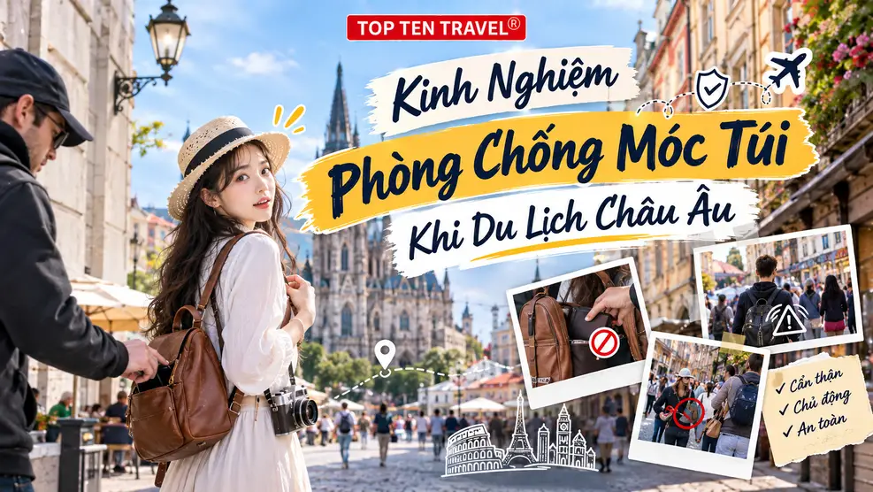 Kinh Nghiệm Phòng Chống Móc Túi Khi Du Lịch Châu Âu