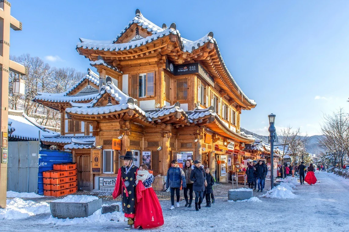 Những địa điểm du khách nên biết khi đi du lịch Hàn Quốc Tết Dương Lịch