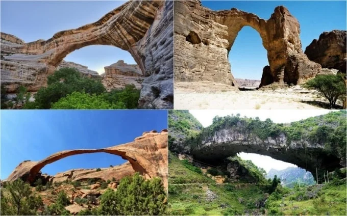 Những cây cầu đá tự nhiên tuyệt đẹp ở trên thế giới