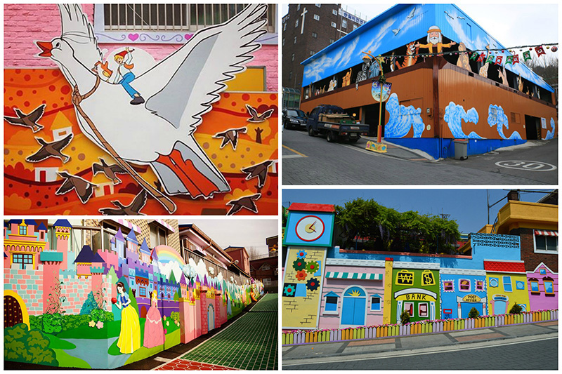 Khám phá 5 làng Bích hoạ nổi tiếng ở Hàn Quốc