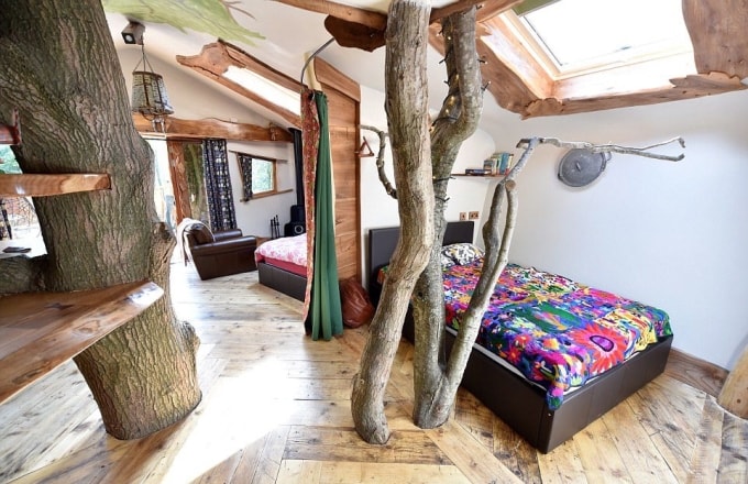 Độc đáo ngôi nhà trên cây tuyệt đẹp ở Anh