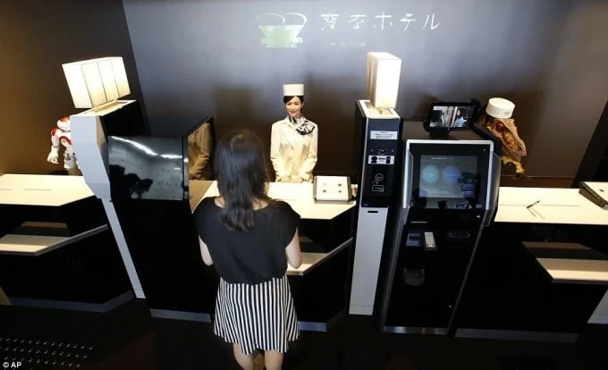 Độc đáo khách sạn robot chỉ có ở Nhật Bản