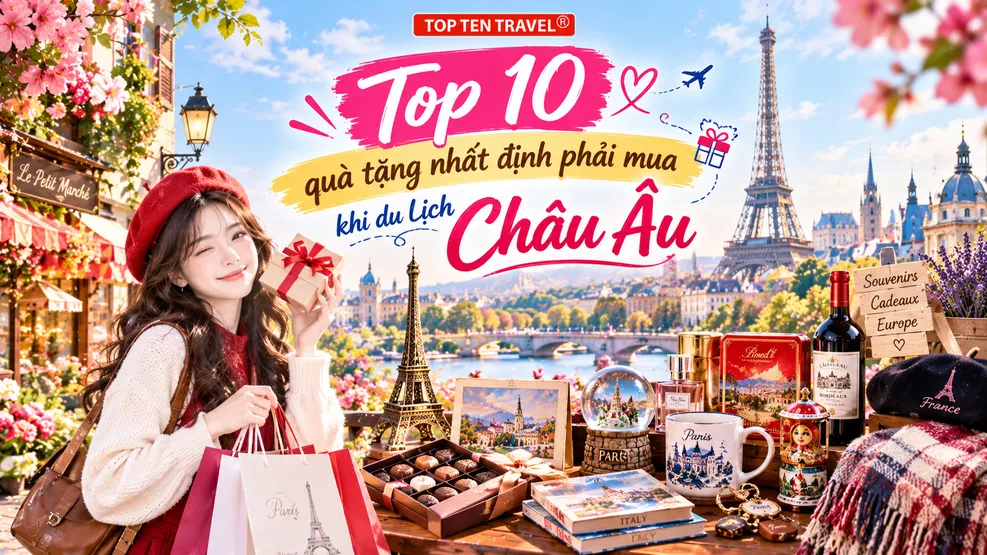 Top 10 quà tặng nhất định phải mua khi du lịch Châu Âu