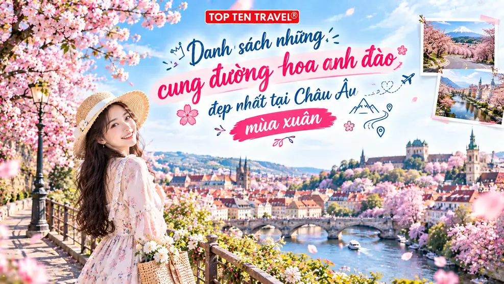 Danh sách những cung đường hoa anh đào đẹp nhất tại Châu Âu mùa xuân