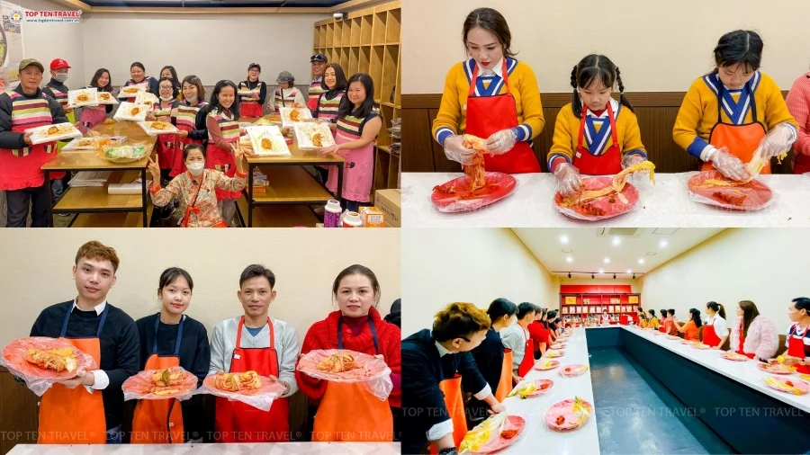 Trải nghiệm lớp học làm kim chi thú vị khi đi du lịch Hàn Quốc