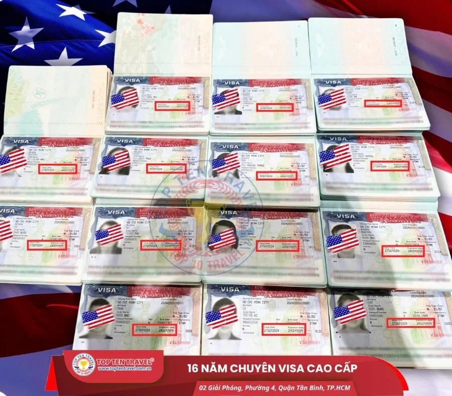 Những thông tin cần biết trên tấm visa Mỹ