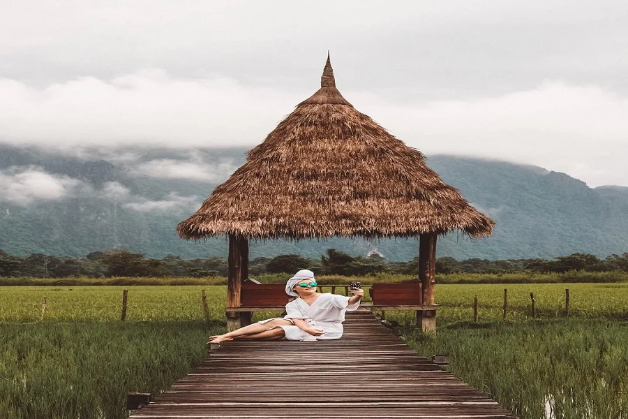 Ghé thăm 'Maldives phiên bản đồng ruộng' tại Lào khiến dân tình đổ xô 'sống ảo'