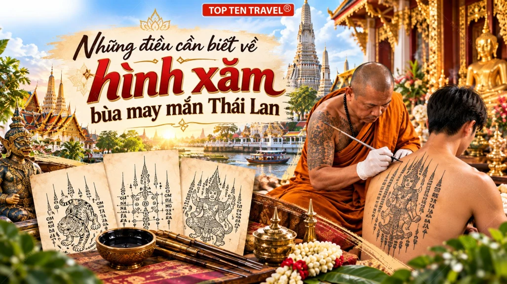 Những điều cần biết về hình xăm 'Bùa may mắn' Thái Lan