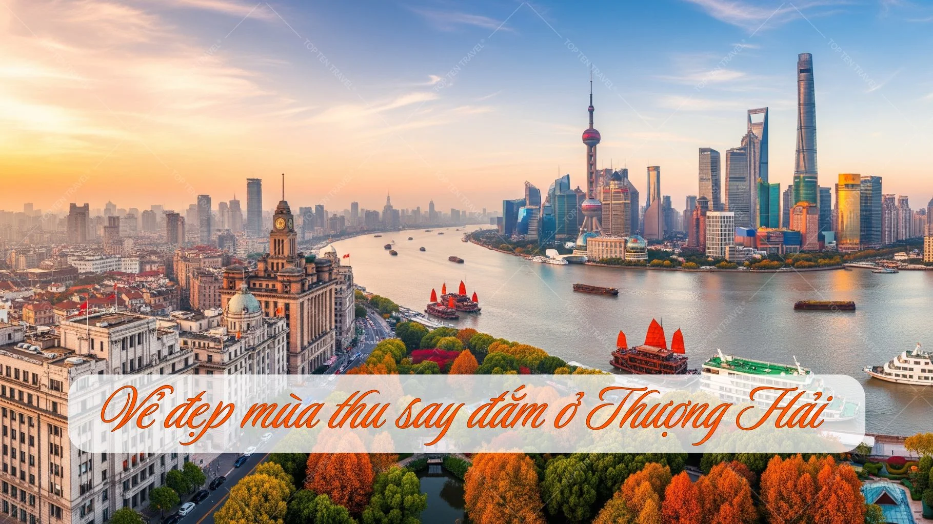 Vẻ đẹp lãng mạn của mùa thu Thượng Hải