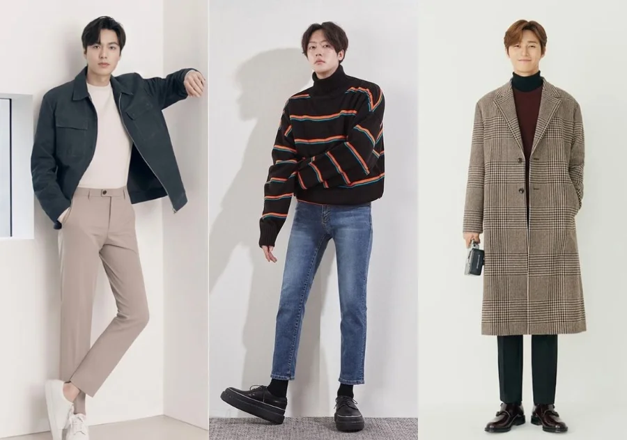Outfits đi du lịch Hàn Quốc mùa đông cho các 'đấng mày râu'