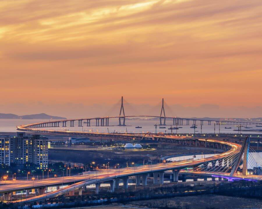 Cầu Incheon - Điểm đến không thể bỏ qua khi du lịch Incheon Hàn Quốc